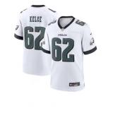 Jason Kelce, Philadelphia Eagles Nike Vapor F.U.S.E. Limited Jersey - White